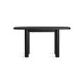 Good Times Console Table by Blu Dot in Black On Ash, front view