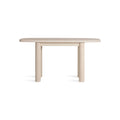 Good Times Console Table by Blu Dot in Whitewashed Ash, front view