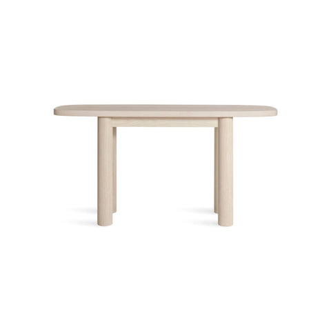 Good Times Console Table by Blu Dot in Whitewashed Ash, front view