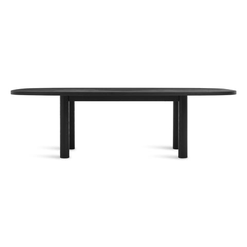 Good Times Dining Table by Blu Dot in black stained ash