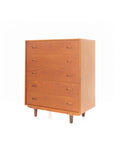 Five Drawer Danish Teak Dresser (1960s)