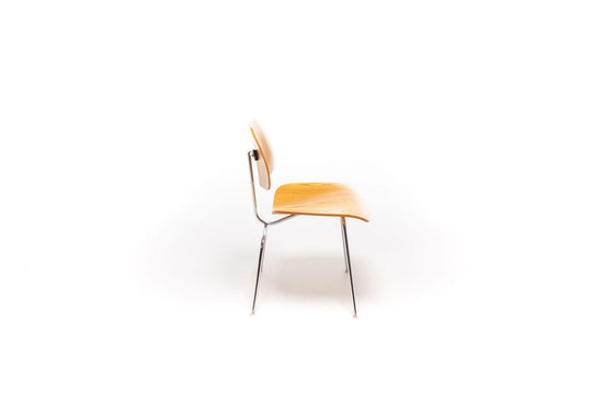 Eames "DCM" Chairs in White Ash (Set of 4)