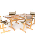 Dining Table & Set of Four Chairs by Ditte and Adrian Heath for France & Søn (1970s)