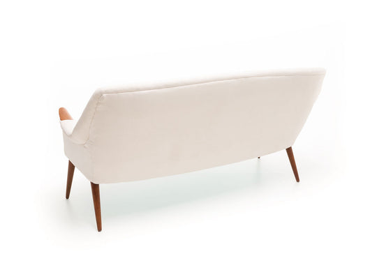 Two Seat Teak Paw Sofa Attributed to Gerhard Berg (1960s)