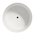 Carry Firewood Carrier by Blu Dot in white powder-coated aluminum, overhead view of interior