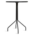 Hot Mesh 30" Bar Table by Blu Dot in powder-coated steel, Black finish, front view
