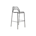 Hot Mesh Barstool by Blu Dot in Black, barstool height, three-quarter view