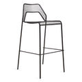 Blu Dot Hot Mesh stool in Black, rear angle