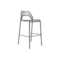 Hot Mesh Barstool by Blu Dot in Black powder-coated steel, three-quarter view