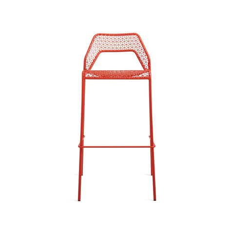 Hot Mesh Barstool by Blu Dot in Humble Red, barstool height