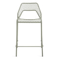 Blu Dot Hot Mesh stool in Grey Green
