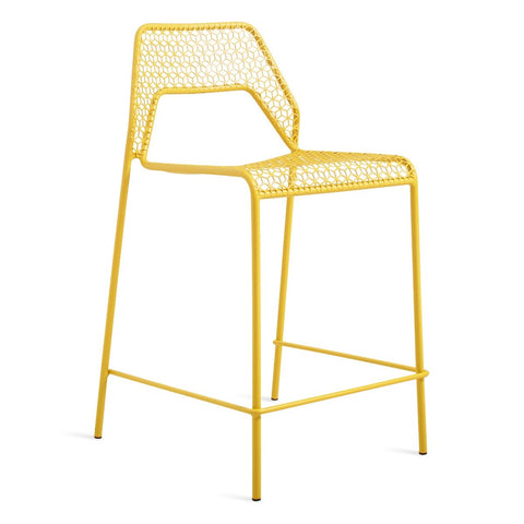 Blu Dot Hot Mesh stool in Natural Yellow