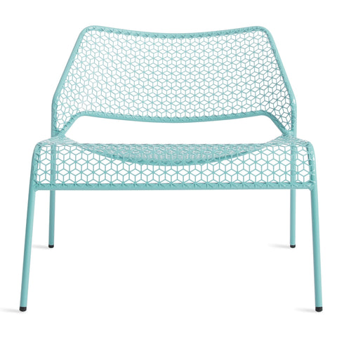 Hot Mesh outdoor modern lounge chair by Blu Dot in aqua