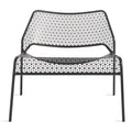 Hot Mesh outdoor modern lounge chair by Blu Dot in black