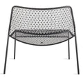 Hot Mesh outdoor modern lounge chair by Blu Dot in black