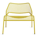 Hot Mesh outdoor modern lounge chair by Blu Dot in yellow