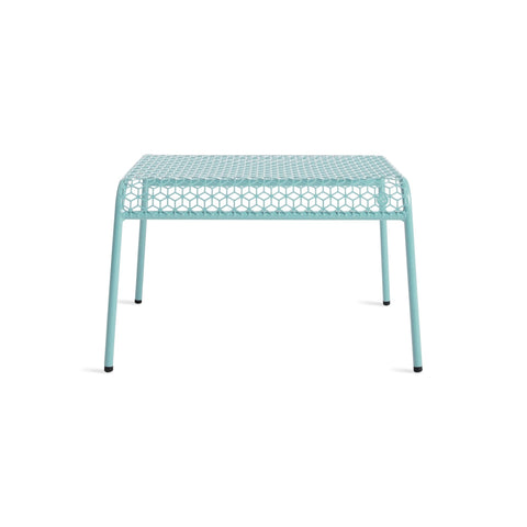 Hot Mesh Ottoman by Blu Dot in Aqua