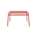 Hot Mesh Ottoman by Blu Dot in Humble Red