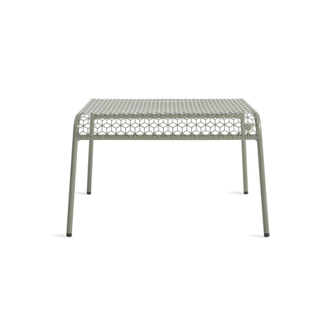 Hot Mesh Ottoman by Blu Dot in Grey Green