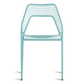 modern hot mesh chair by blu dot in simple blue