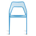 modern hot mesh chair by blu dot in aqua