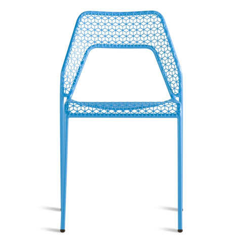modern hot mesh chair by blu dot in aqua