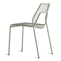 Grey Green Hot Mesh Chair by Blu Dot with powder-coated steel frame and perforated seat and back