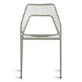 modern hot mesh chair by blu dot in grey green