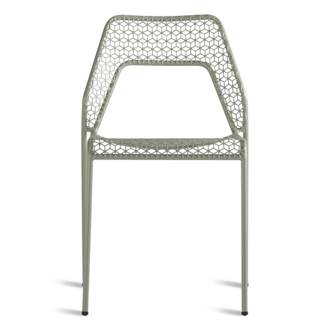 modern hot mesh chair by blu dot in grey green