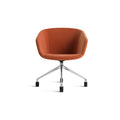 Host Task Chair by Blu Dot in Copper Velvet, low front view