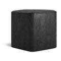 Hoard Tall Side Table with Storage by Blu Dot in Black Stained Acacia