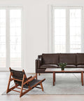 borge mogensen hunting chair and borge mogensen sofa and coffee table by fredericia furniture