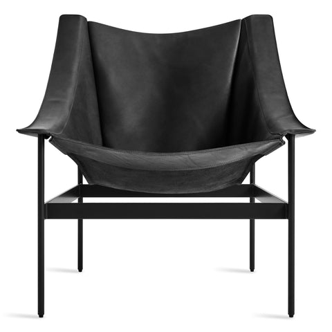 Heyday Lounge Chair by Blu Dot in Black Leather
