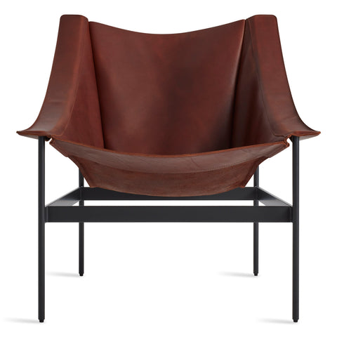 Heyday Lounge Chair by Blu Dot in Chestnut Leather