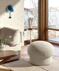 uno pouf in cream designed by design house stockholm