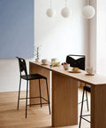 torso bar chair in black by design house stockholm