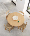 Islets Dining Table with Borge Mogensen Dining Chairs by Fredericia