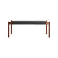 Invitation 48" Bench by Blu Dot in Walnut, low front view