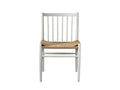 j80 dining chair by fdb mobler in pure white beech 