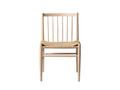 j80 dining chair by fdb mobler in soaped beech