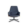 Lock Lounge Chair by Blu Dot in Toohey Navy, front view