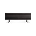 Lap 4 Drawer Dresser by Blu Dot in Black On Ash Black, low front view