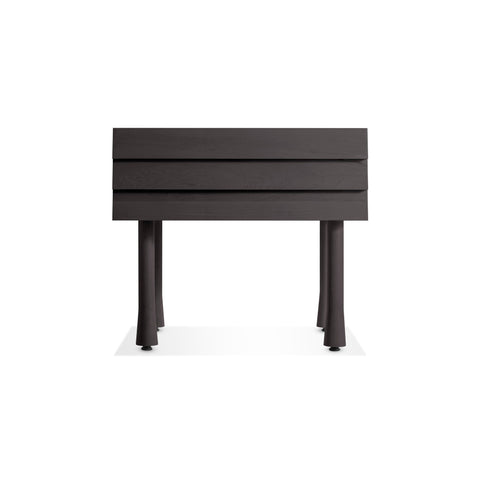 Lap Nightstand by Blu Dot in Black On Ash Black, low front view