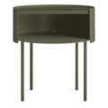 Li'l Something Side Table by Blu Dot in putty dark olive