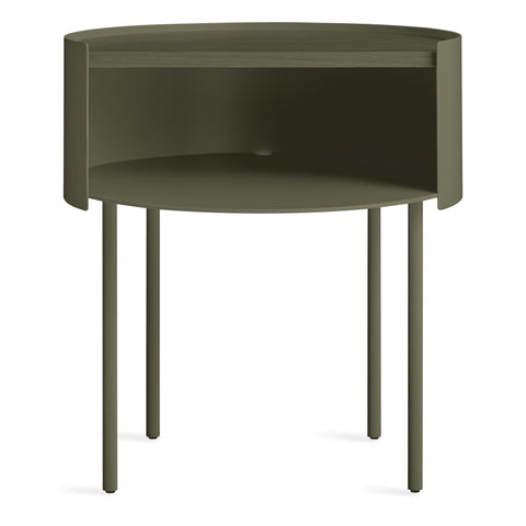 Li'l Something Side Table by Blu Dot in putty dark olive