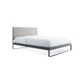 Me Time Bed by Blu Dot in Tait Charcoal Slate, full size, three-quarter view