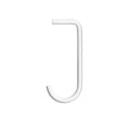 Single white J-hook for String® System modular shelving
