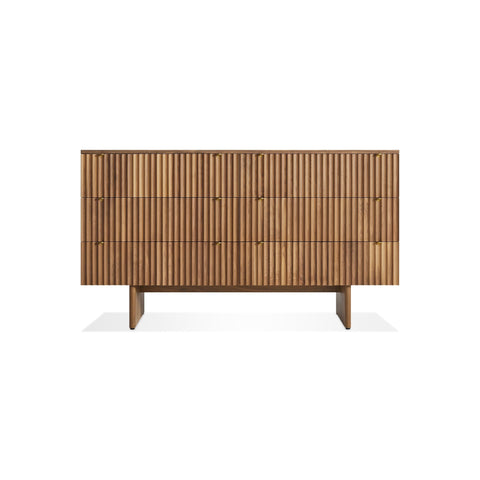 Murmur 6 Drawer Dresser by Blu Dot in Walnut, front view
