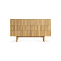 Murmur 6 Drawer Dresser by Blu Dot in White Oak, front view
