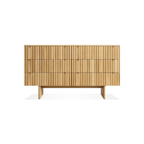 Murmur 6 Drawer Dresser by Blu Dot in White Oak, front view
